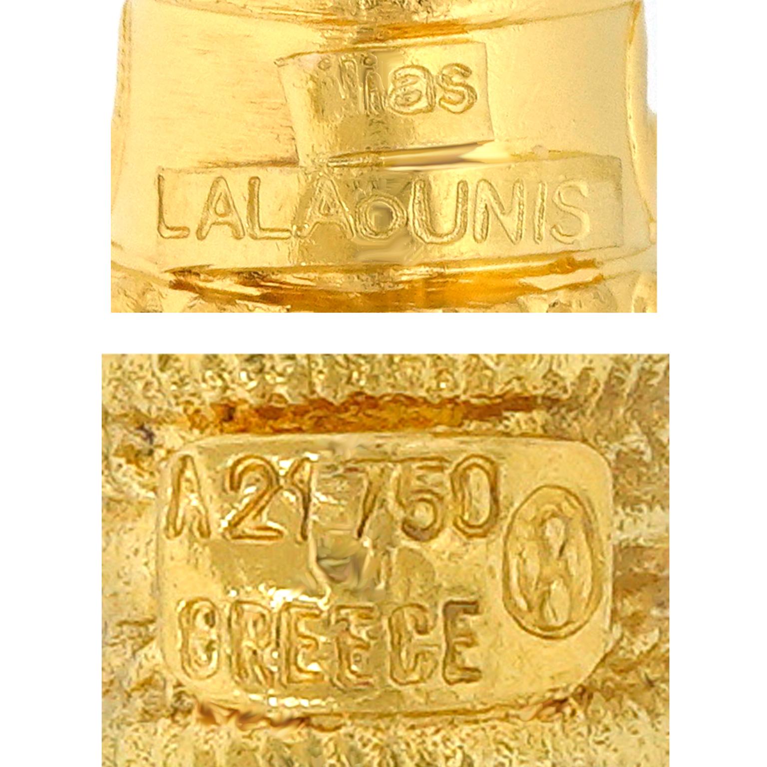 Collana con leone d'oro intrecciato Lalaounis in vendita 1