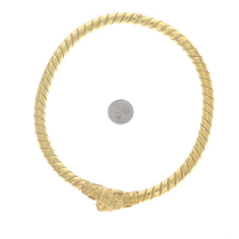 Lalaounis Chimera Collar Necklace - Yellow Gold 18k Greek Adjustable For Sale 1