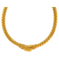 Collar Quimera Lalaounis - Oro Amarillo 18k Griego Ajustable