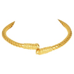 Lalaounis Chimera Testa d'ariete Collana girocollo in oro 22K 18K