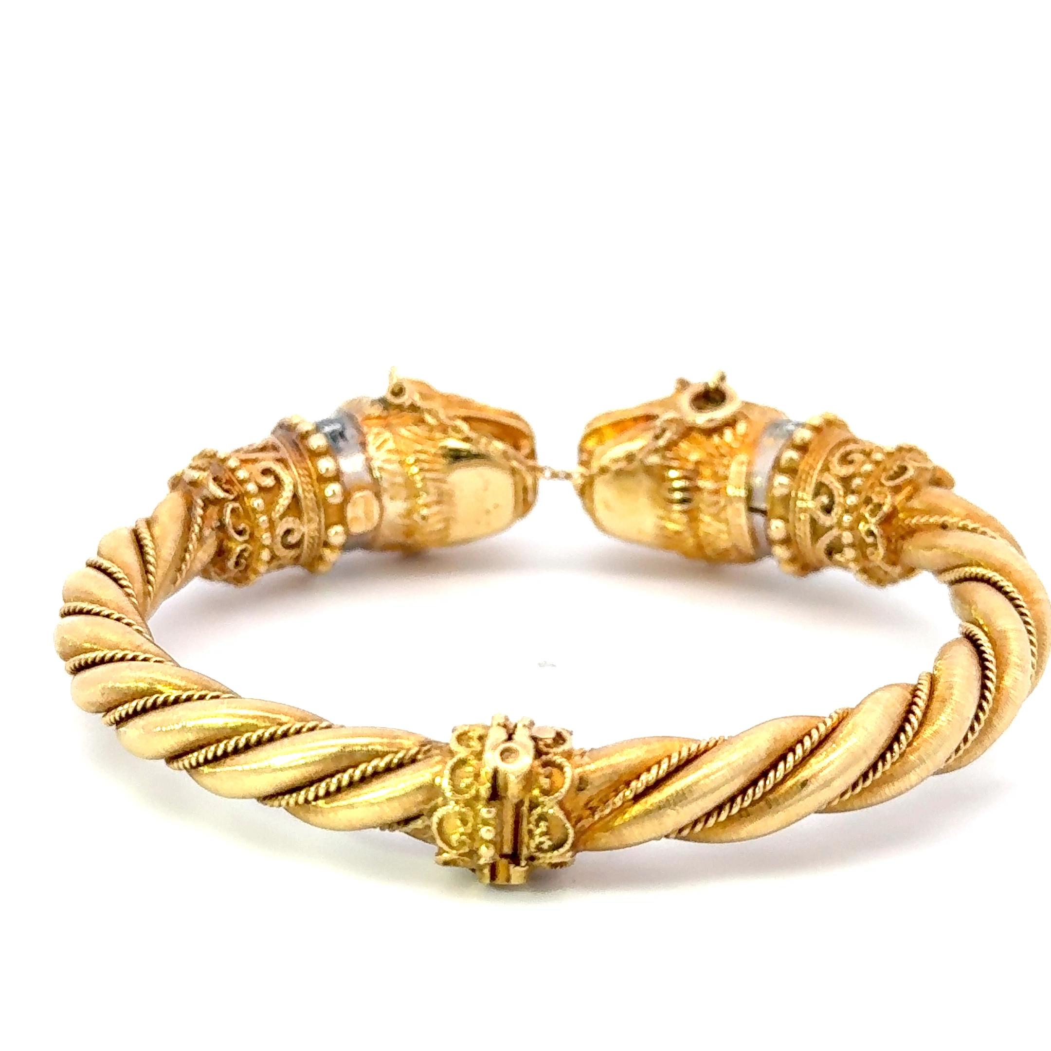 Lalaounis Chimere-Armband aus 18 Karat Gelbgold im Angebot 1