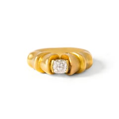 Lalaounis Diamond Gold Ring