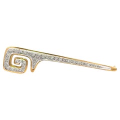 Lalaounis Broche en or jaune 18 carats et diamants