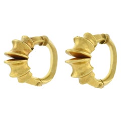 Lalaounis Estate Hoof Hoop Clip-On Earrings