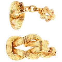 Lalaounis Gold Cufflinks