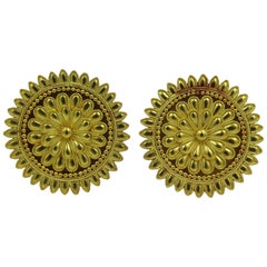 Lalaounis Gold Disc Earrings Lalaounis Gold Disc Earrings