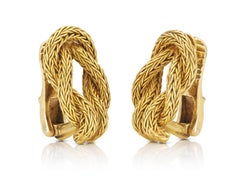 Lalaounis Gold Hercules Knot Earrings