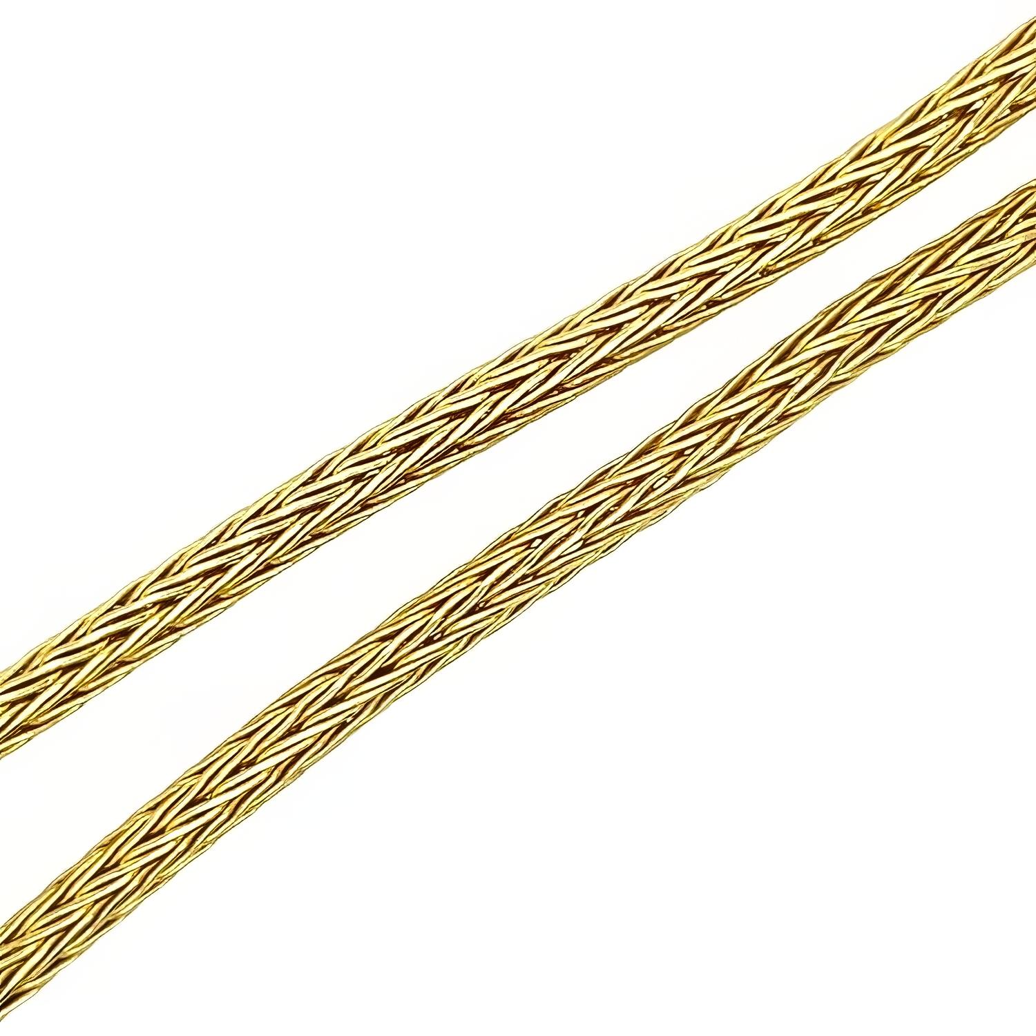Una collana in oro giallo 18 carati, Lalaounis.  Progettato come una maglia a catena di grano di lunghezza cilindrica.  Lunghezza circa 28 pollici.  Peso lordo di circa 34.70 grammi.  Con marchio del fabbricante per Lalaounis.