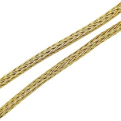 Lalaounis Gold Mesh Chain Necklace