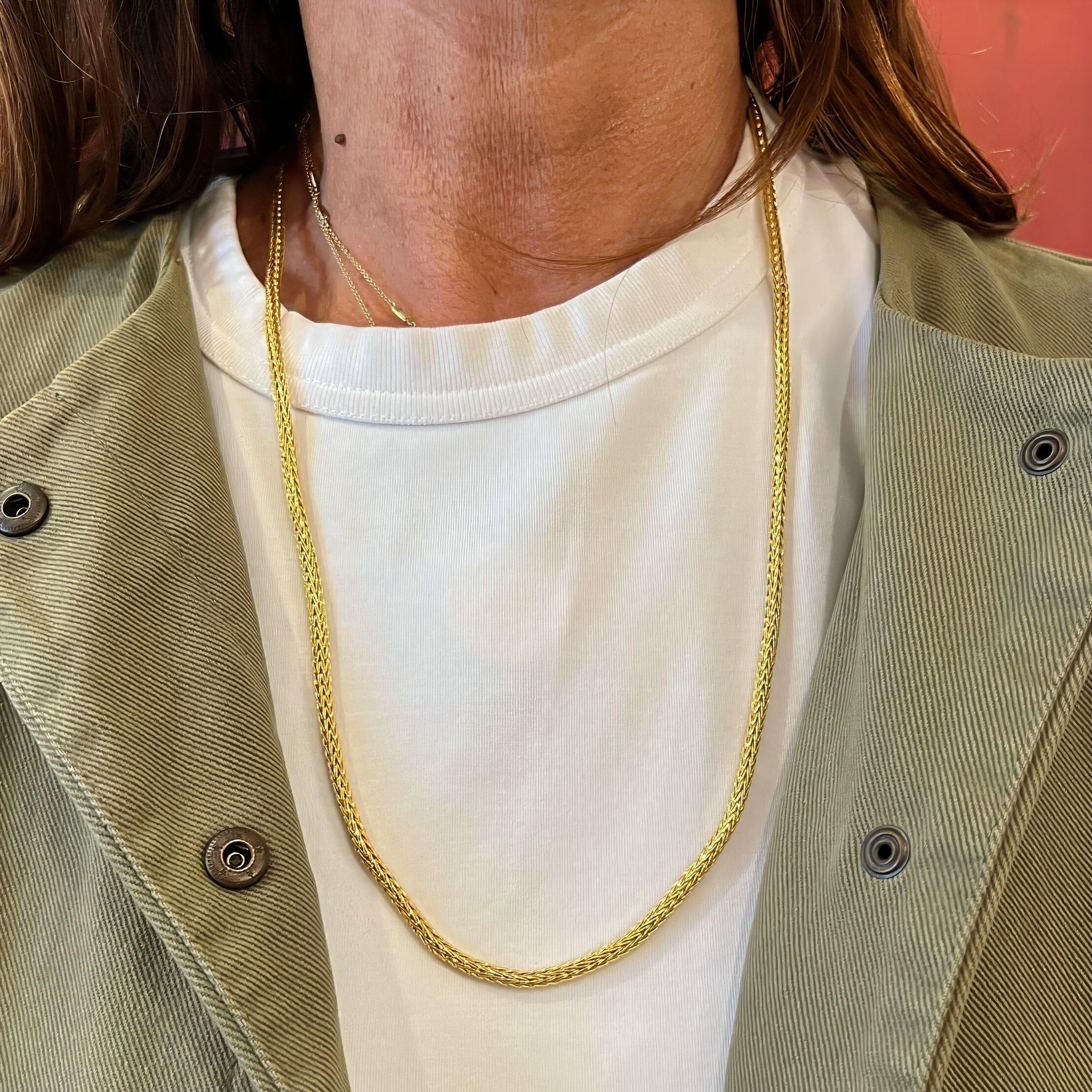 Donna Lalaounis - Collana a catena in maglia d'oro in vendita