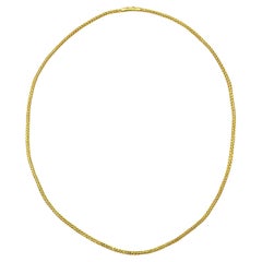 Lalaounis Gold Mesh Chain Necklace