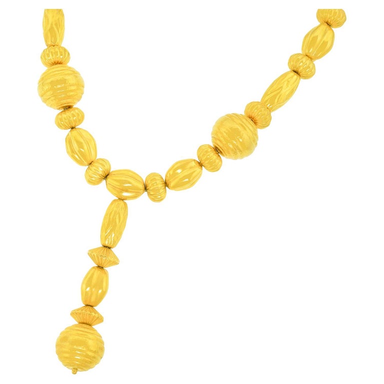 Lalaounis Gold Necklace For Sale at 1stDibs