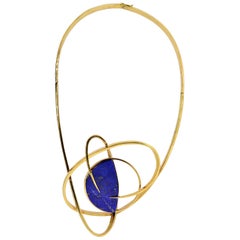 Lalaounis Gold Space Age Necklace