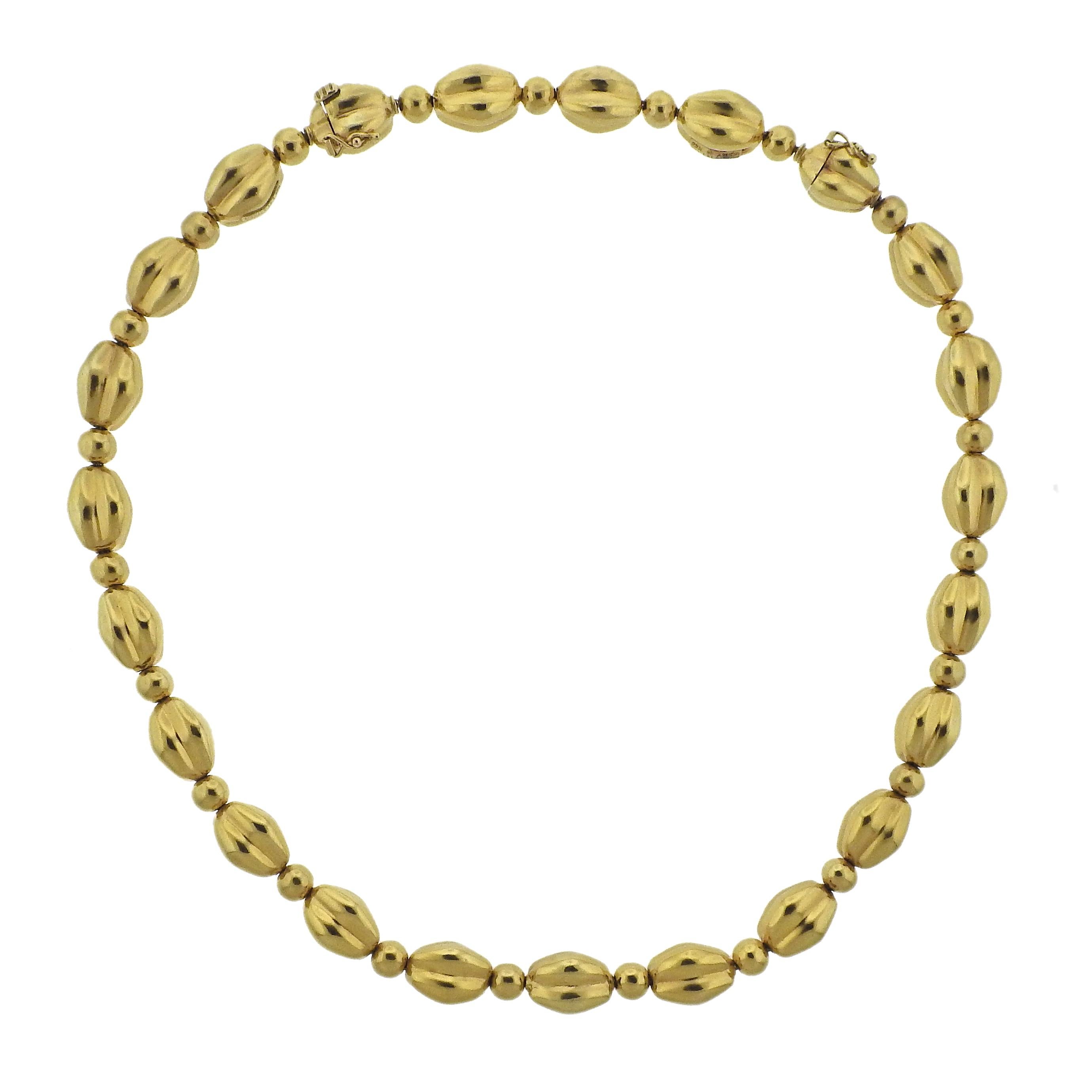 Lalaounis Greece Gold Necklace
