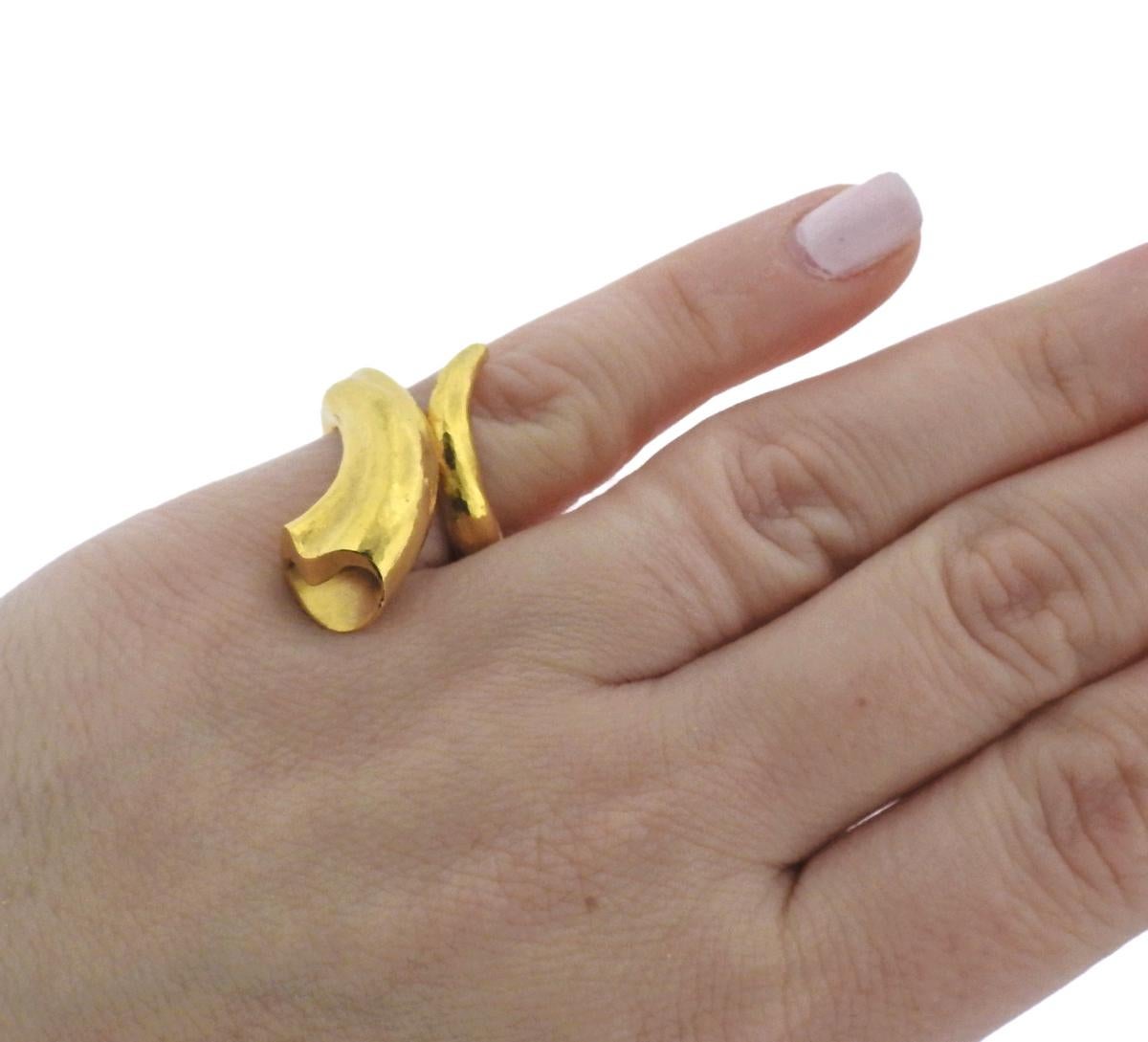 Women's or Men's Lalaounis Greece Wrap Gold Ring