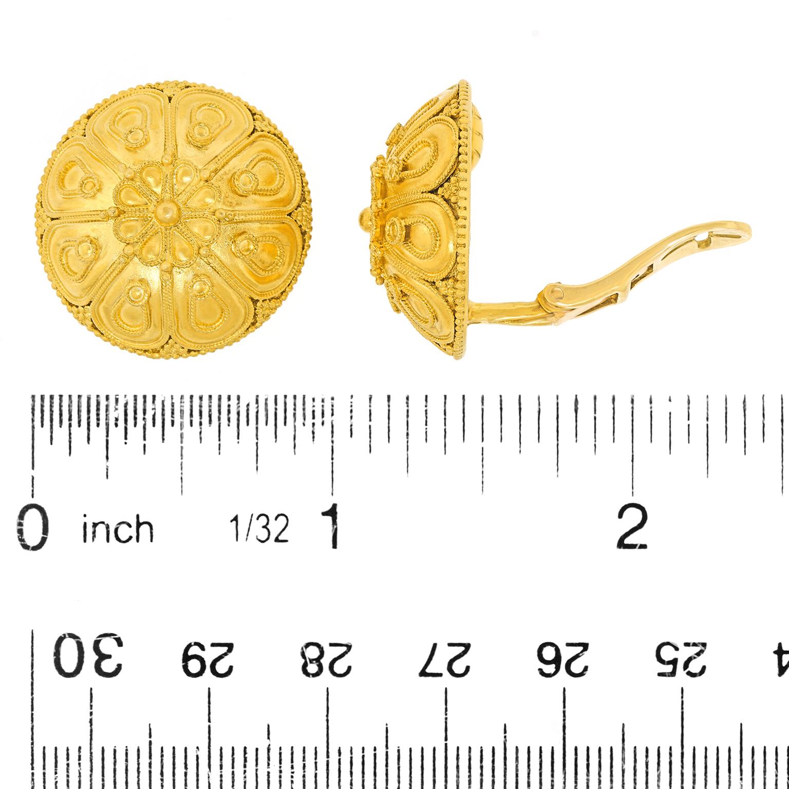 Lalaounis Hi-Karat Earrings For Sale 2