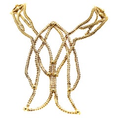 Lalaounis, collier emblématique poisson en or jaune 18 carats, années 1960
