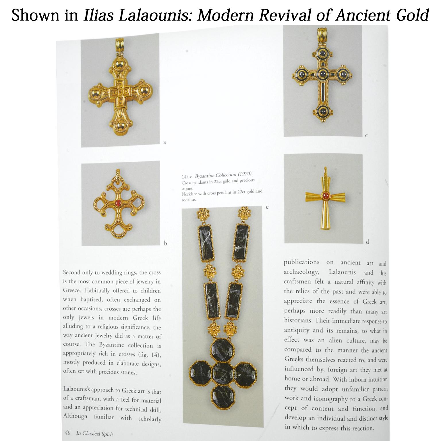 Lalaounis Medieval High Karat Gold Cross 1