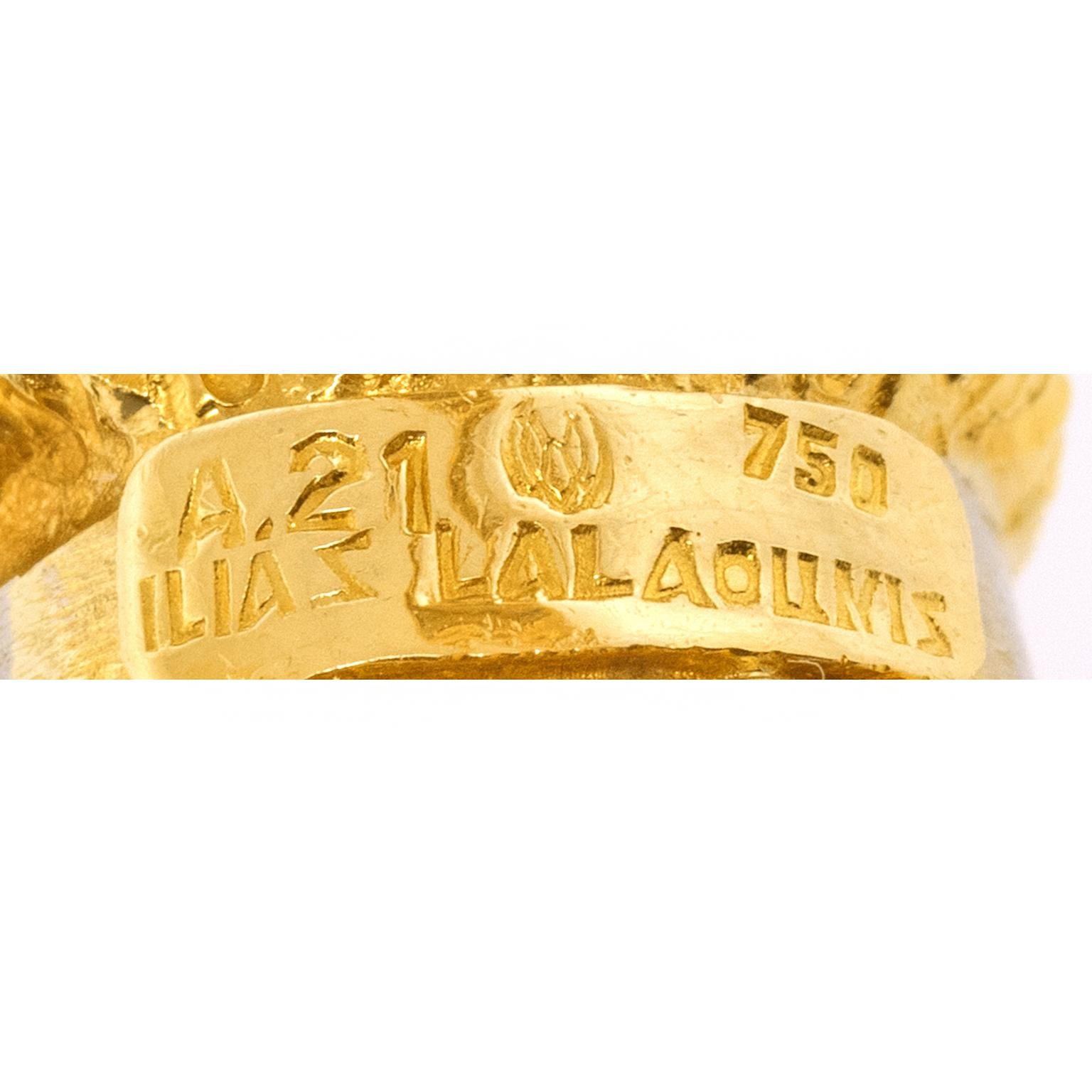 Lalaounis Löwenkopf-Armband mit Rubin und Diamanten für Damen oder Herren im Angebot