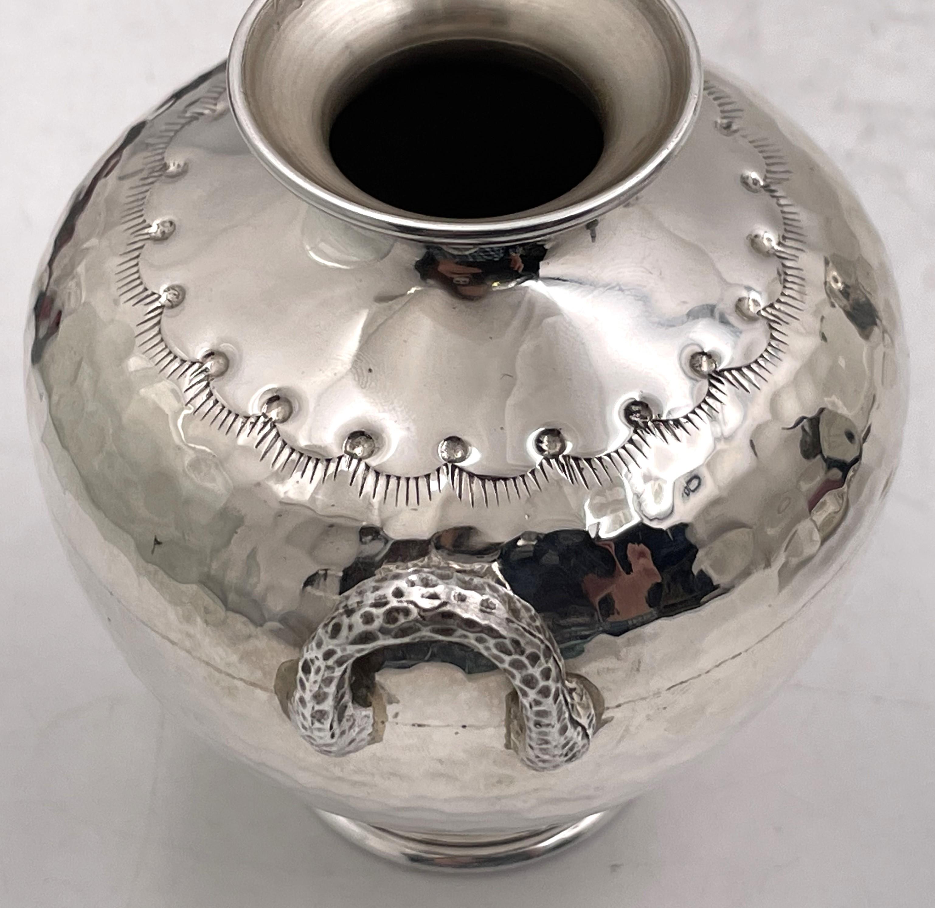 Vasi e ciotole ad anfora in stile classico greco Lalaounis in argento sterling in vendita 4