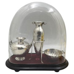 Vases et bols Amphora de style grec en argent sterling de style Classic