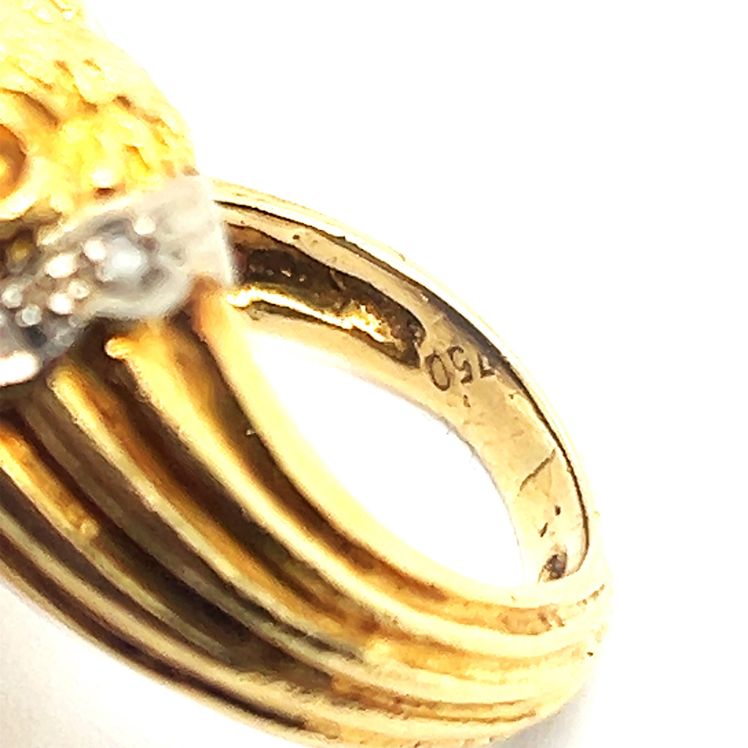 Lalaounis Two-Headed Lion Ring with Rubies & Diamonds 18 Karat Yellow Gold For Sale 4