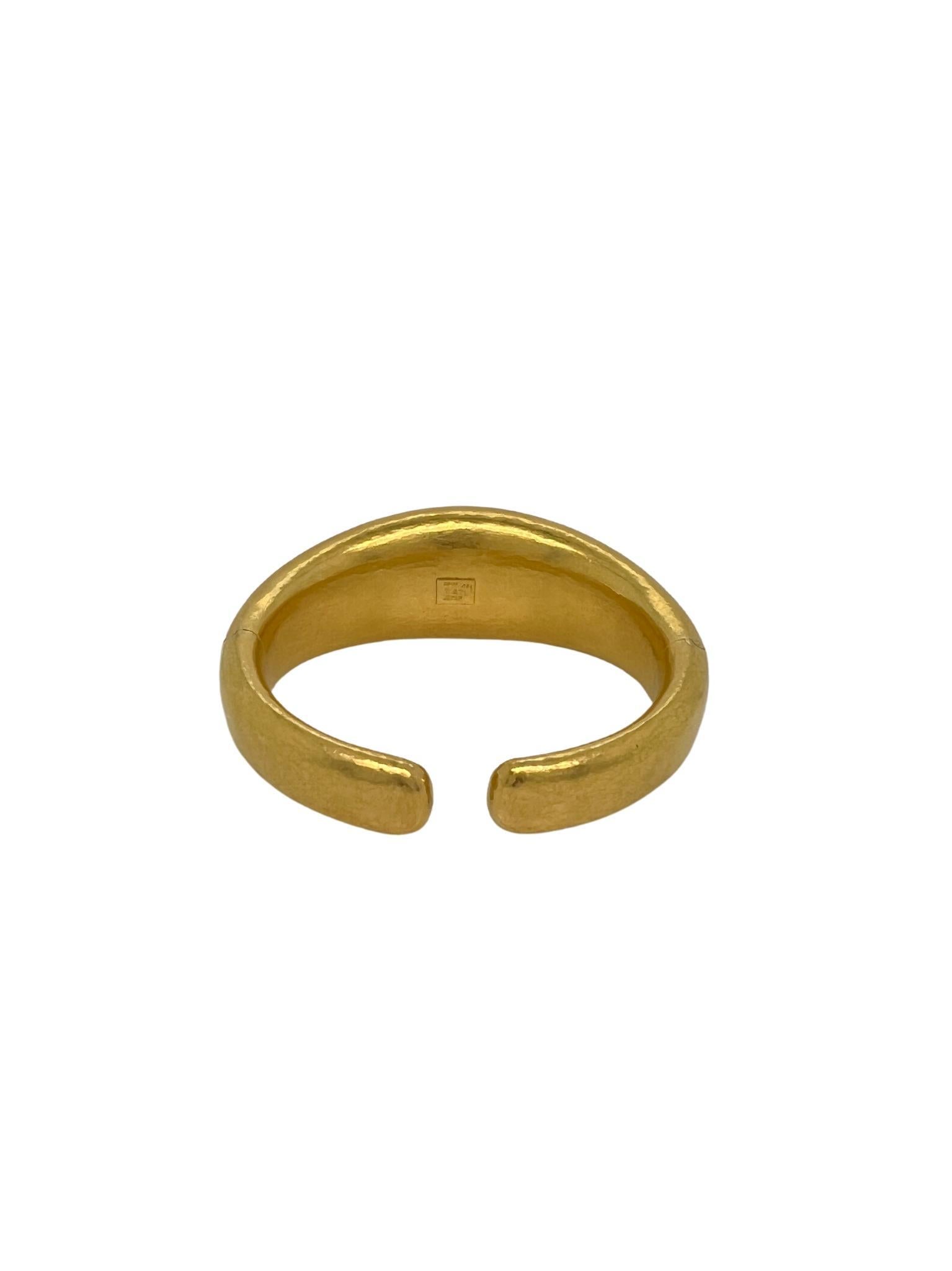 Lalaounis Vintage 18k Yellow Gold Cuff Bracelet

Measurements: inner diameter is 2.3