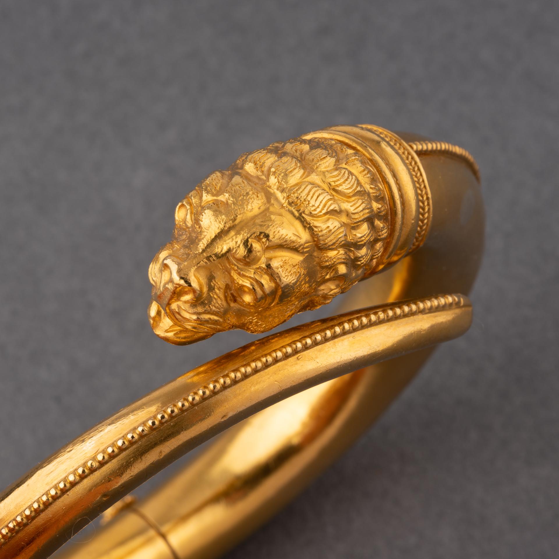 Classical Greek Lalaounis Vintage Gold Bracelet For Sale