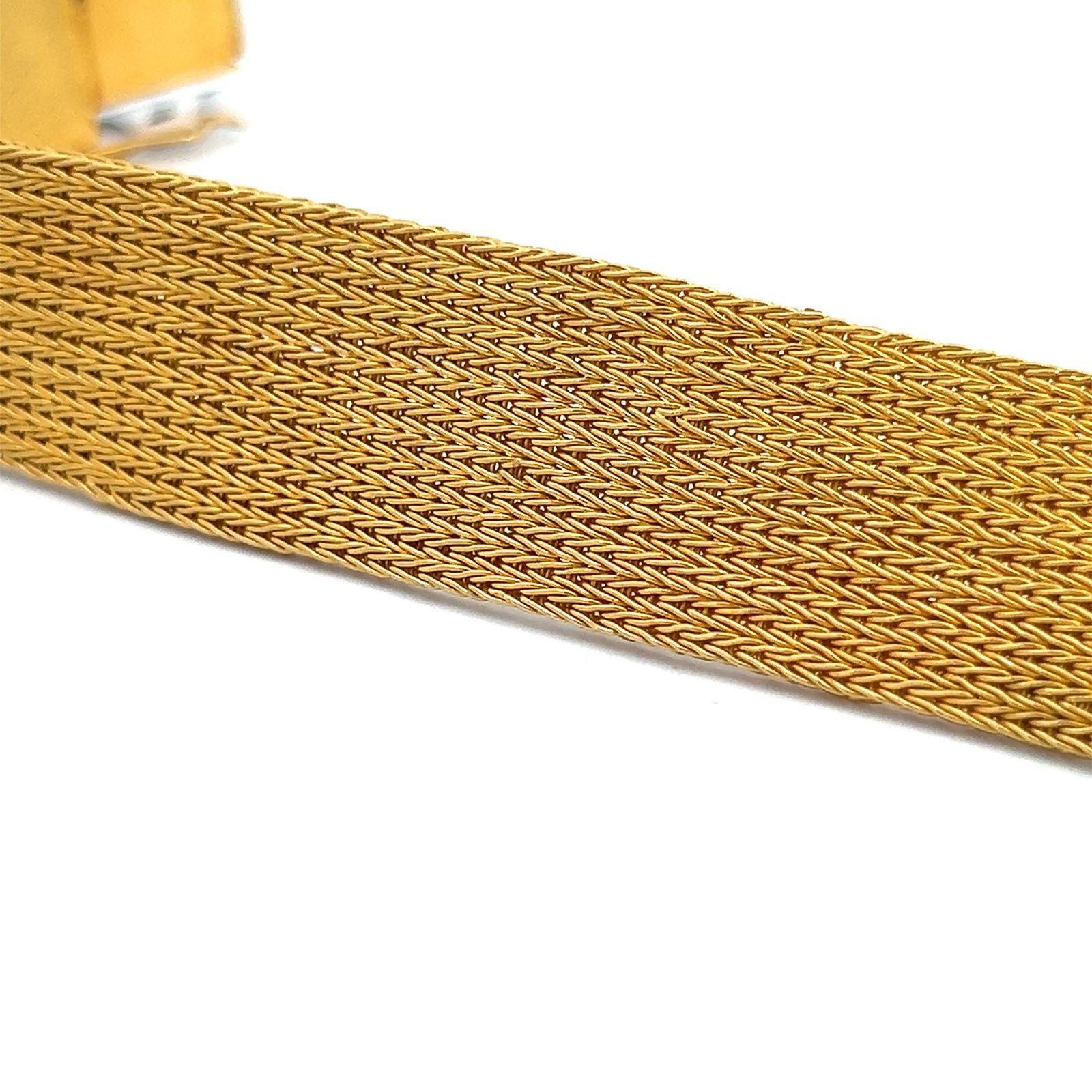 Women's or Men's  LALAoUNIS Vintage Yellow Gold Woven Bracelet For Sale