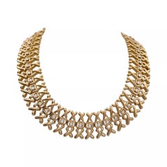 Lalaounis Yellow Gold and Diamonds Necklace