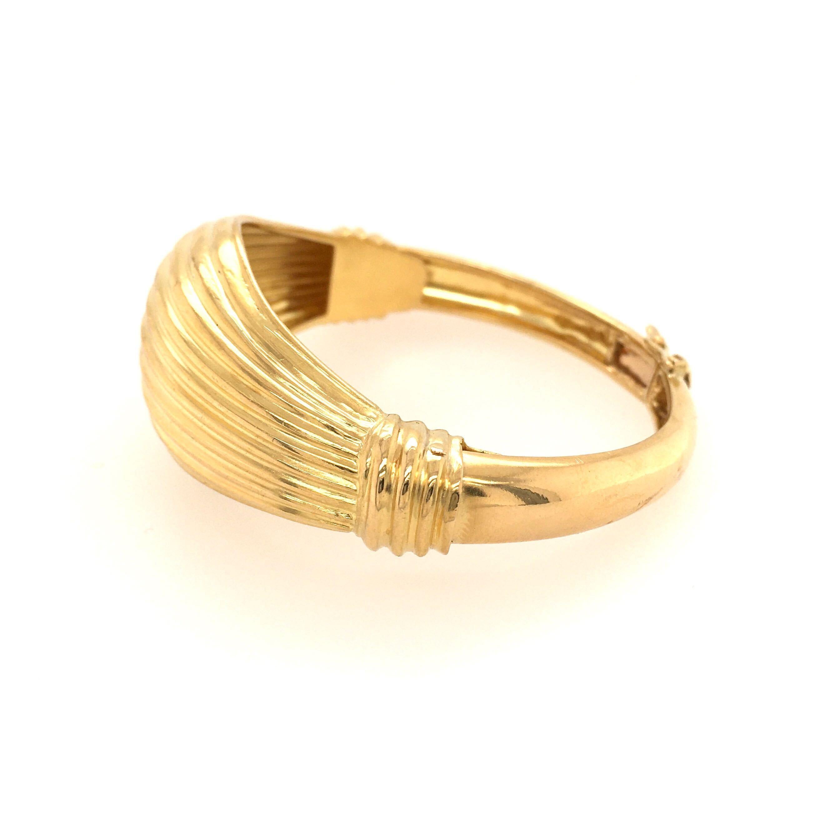 Women's or Men's Lalaounis Yellow Gold Bracelet