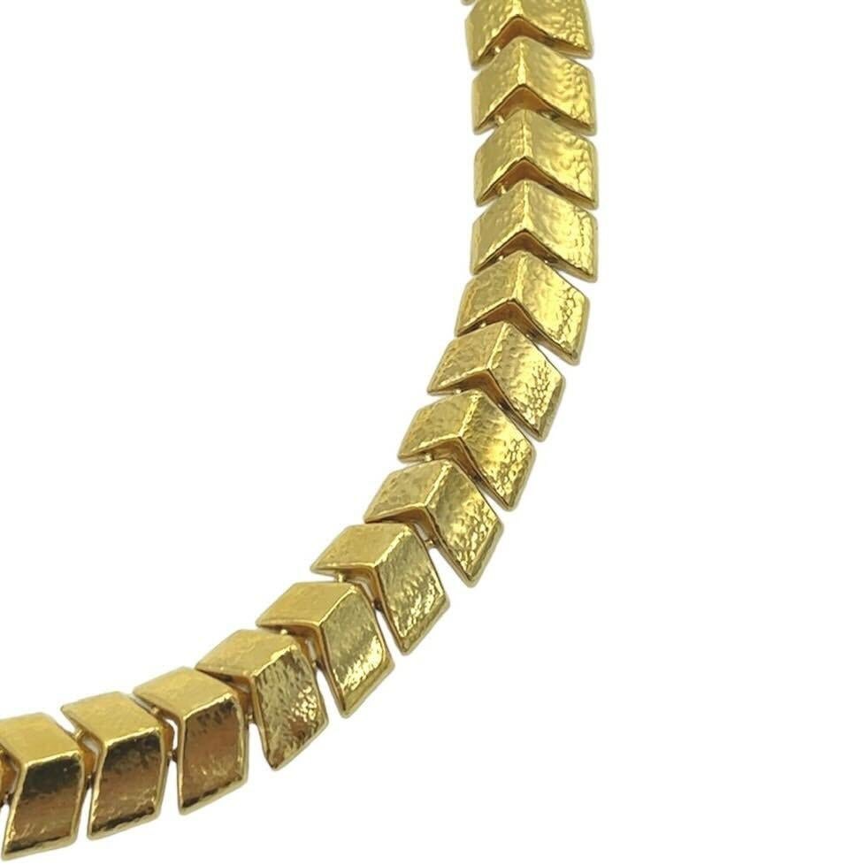 LALAOUNIS Gelbgold Choker-Halskette im Zustand „Hervorragend“ in New York, NY