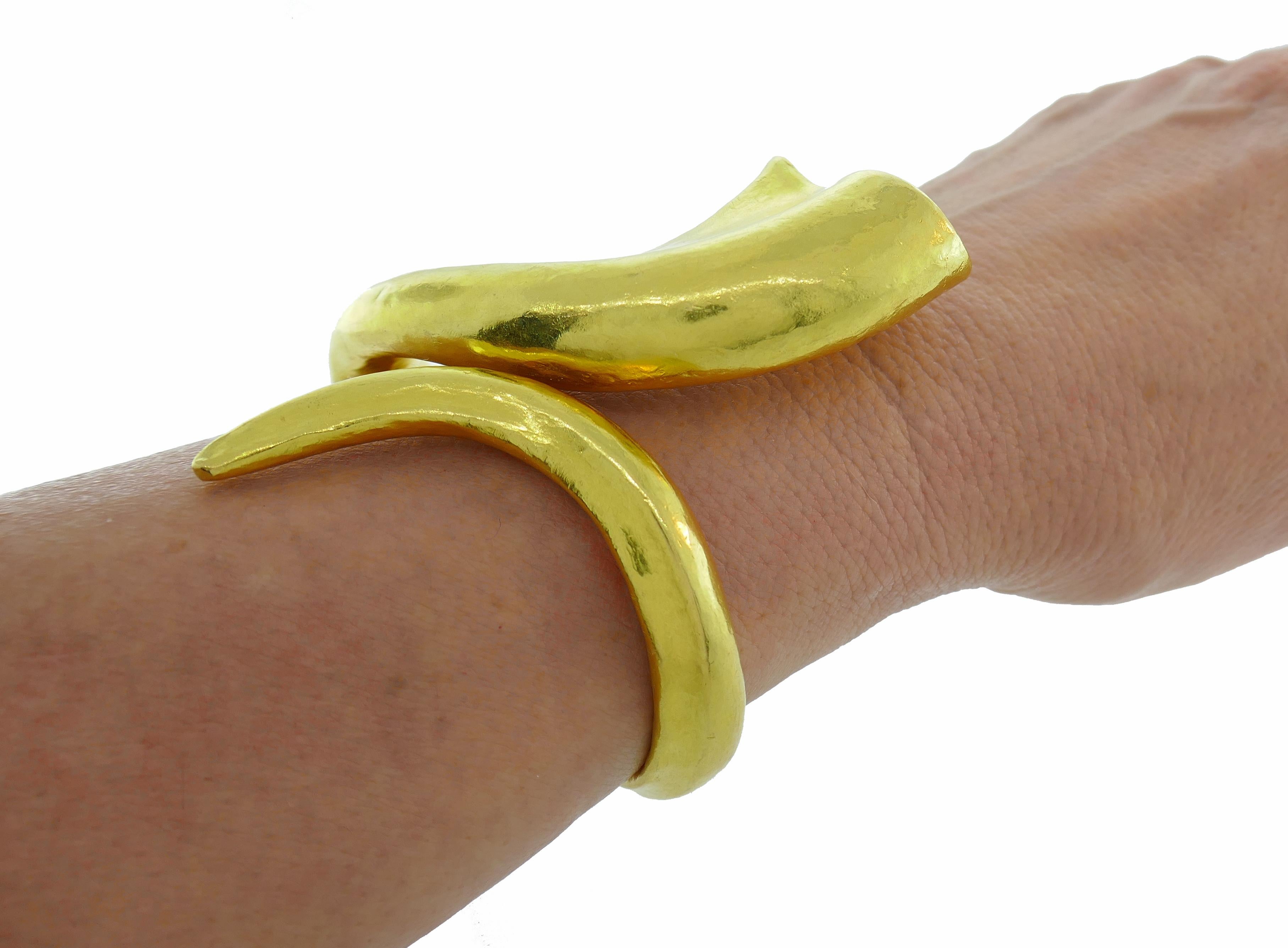 Lalaounis Yellow Gold Cuff Bracelet 3