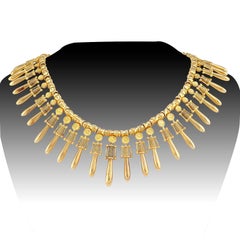 Lalaounis Yellow Gold Fringe Necklace