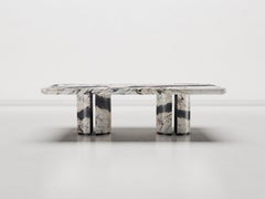 Mesa de comedor Alberto de mármol Breccia Capraia