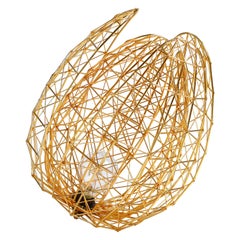 Lale,  Tulip Geometric Metal Lamp, Floor Light and Desk Light