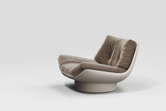 Sillón Lounge Lalea, Cono de Pino Nabuk, Hecho a Mano en Italia