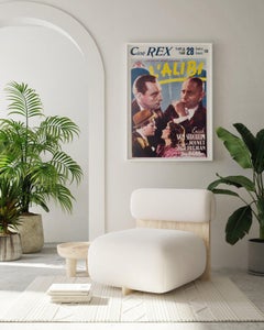 L'Alibi 1938 Belgian Film Poster