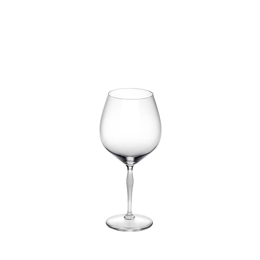 Lalique 100 Points Wine/Burgundy Glass in Clear Crystal For Sale