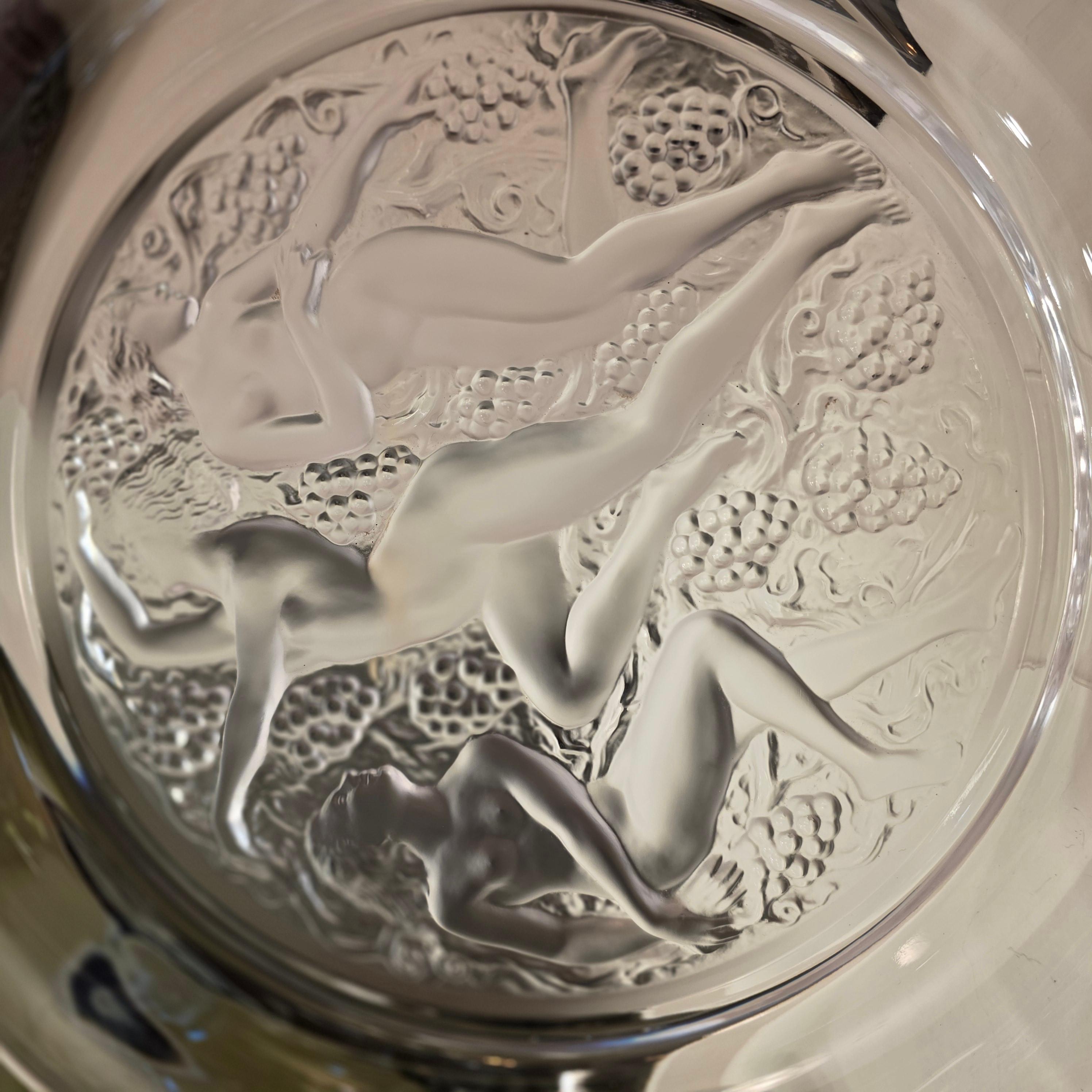 Lalique 100th Anniversary Edition Plate, The Three Graces For Sale 2