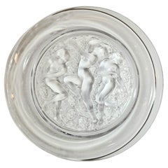 Lalique 100th Anniversary Edition Plate, The Three Graces