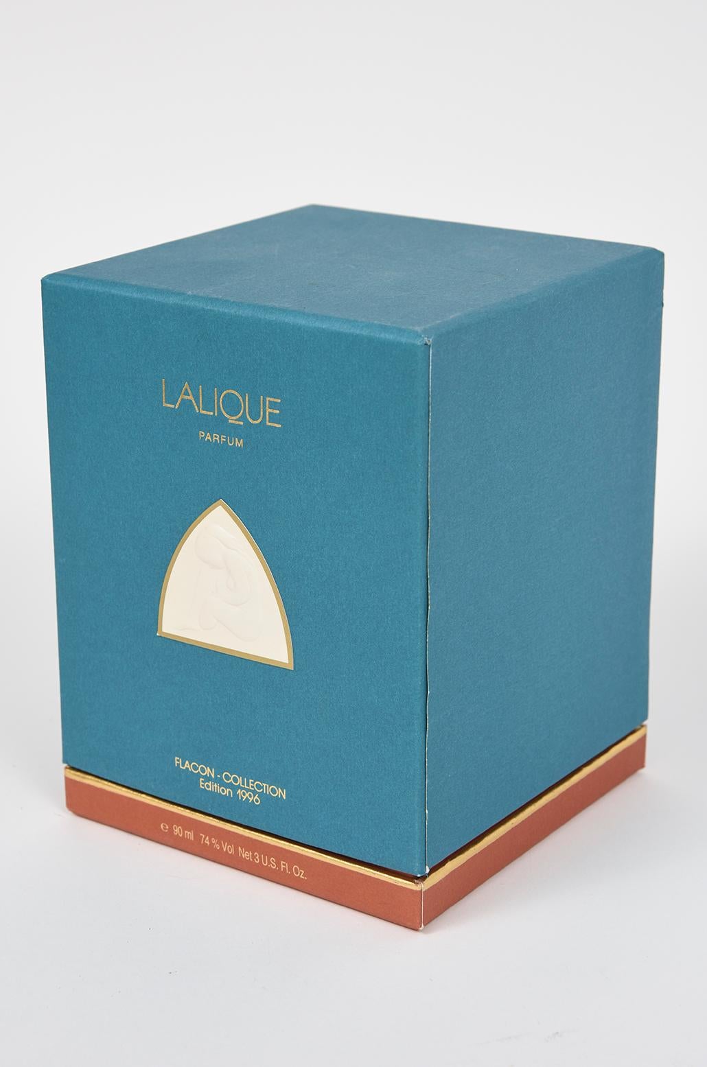 Lalique 1996 Le Nu Flacon Perfume Numbered Limited Edition Large 3 Oz. For Sale 2
