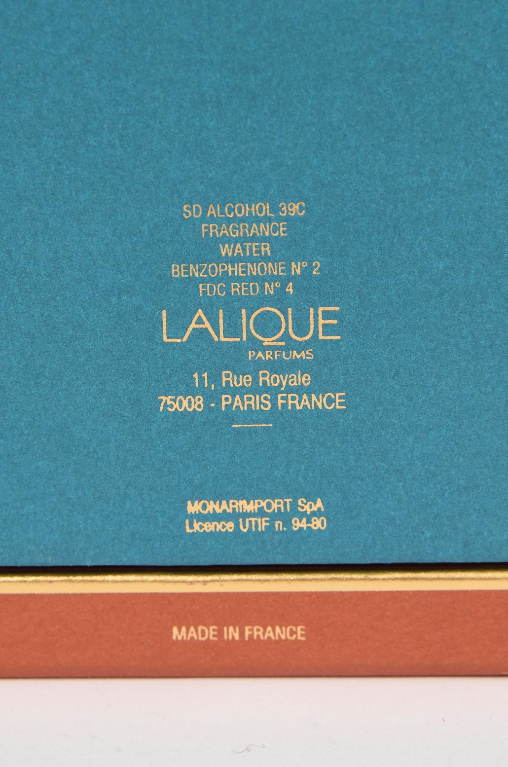 Lalique 1996 Le Nu Flacon Perfume Numbered Limited Edition Large 3 Oz. For Sale 3