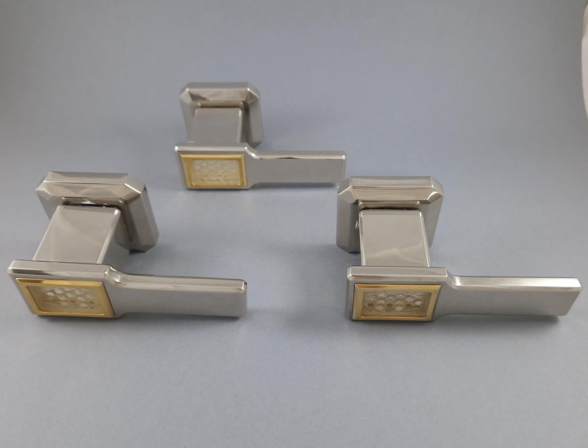Metallo Lalique - 3 maniglie per porte in vendita
