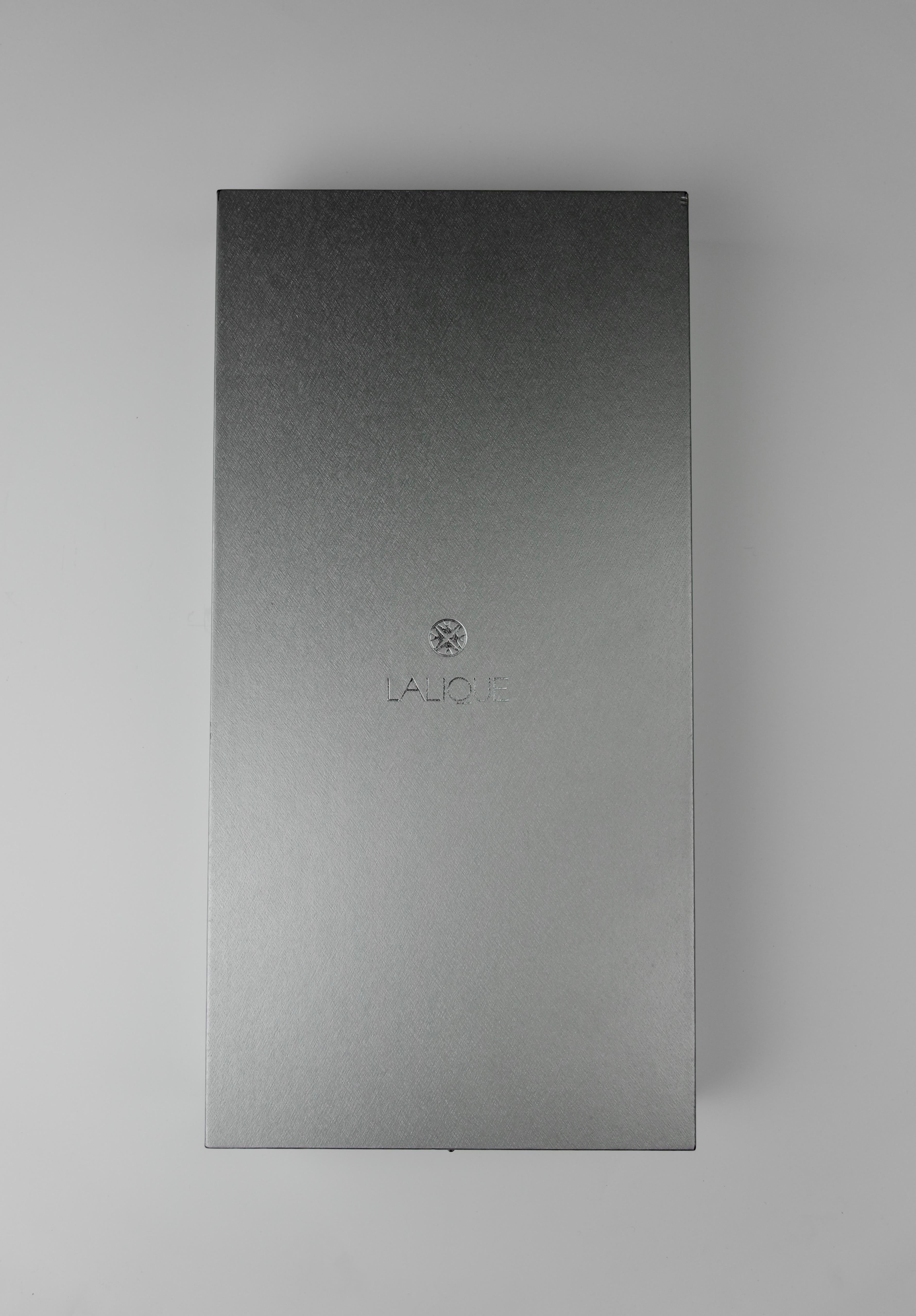 Lalique, Collana a bavaglino in argento 925 