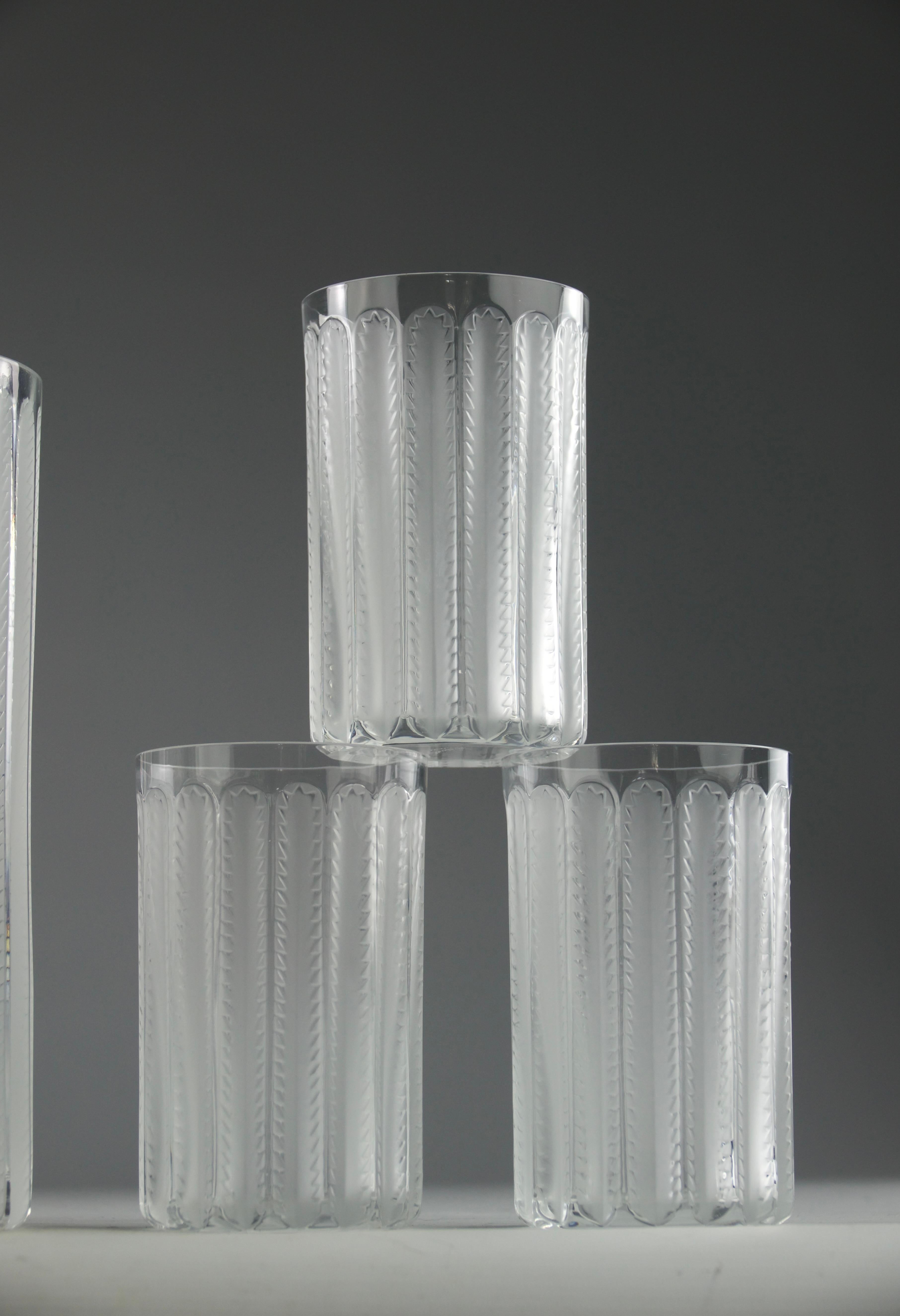 Lalique dopo René Lalique, Servizio da acqua in cristallo 