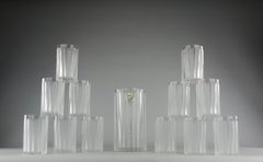 Lalique After René Lalique, 'Jaffa' Model Water/Lemonade Service, France 1960s