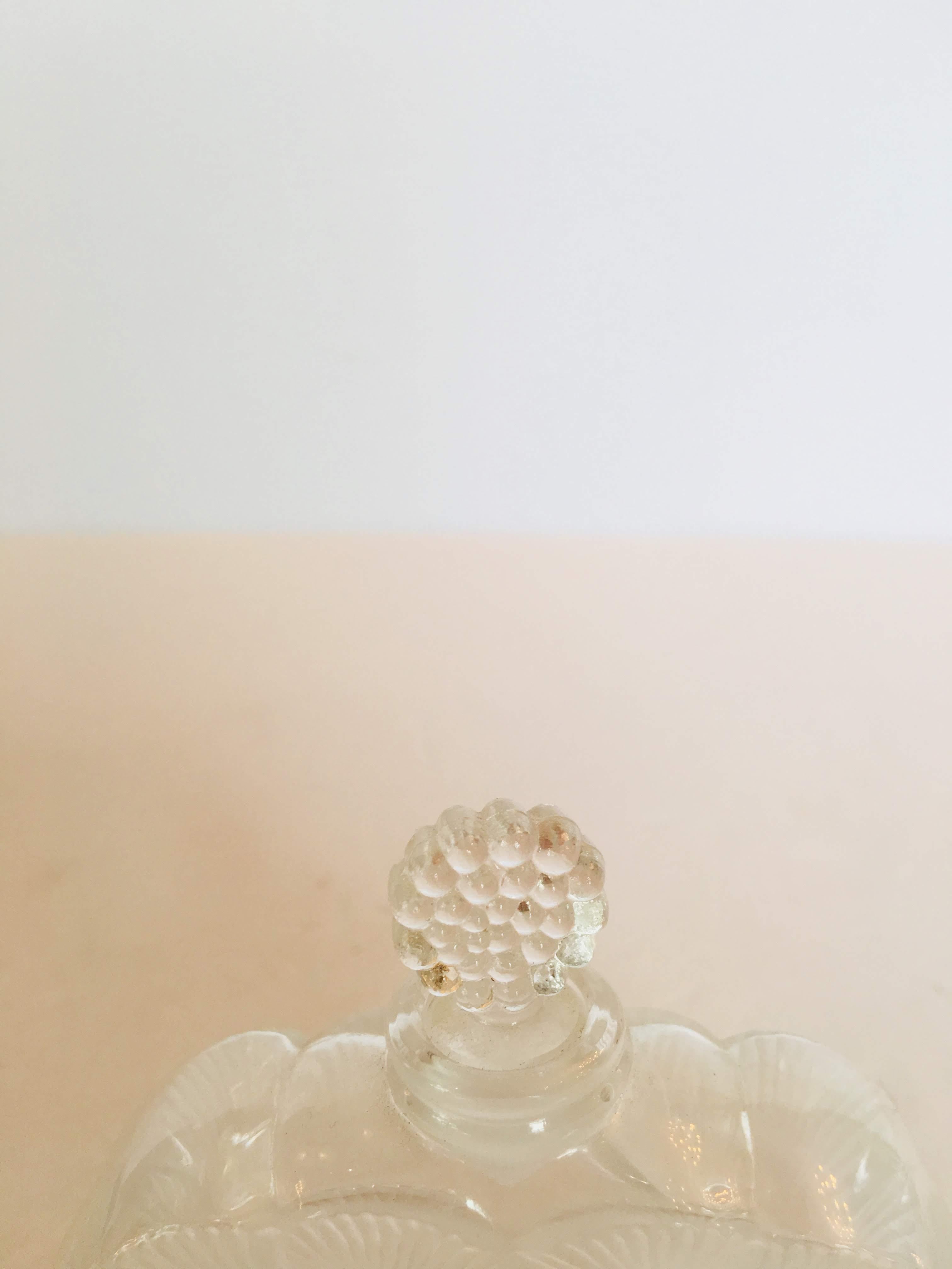 Contemporary Lalique Anemone Perfume Bottle