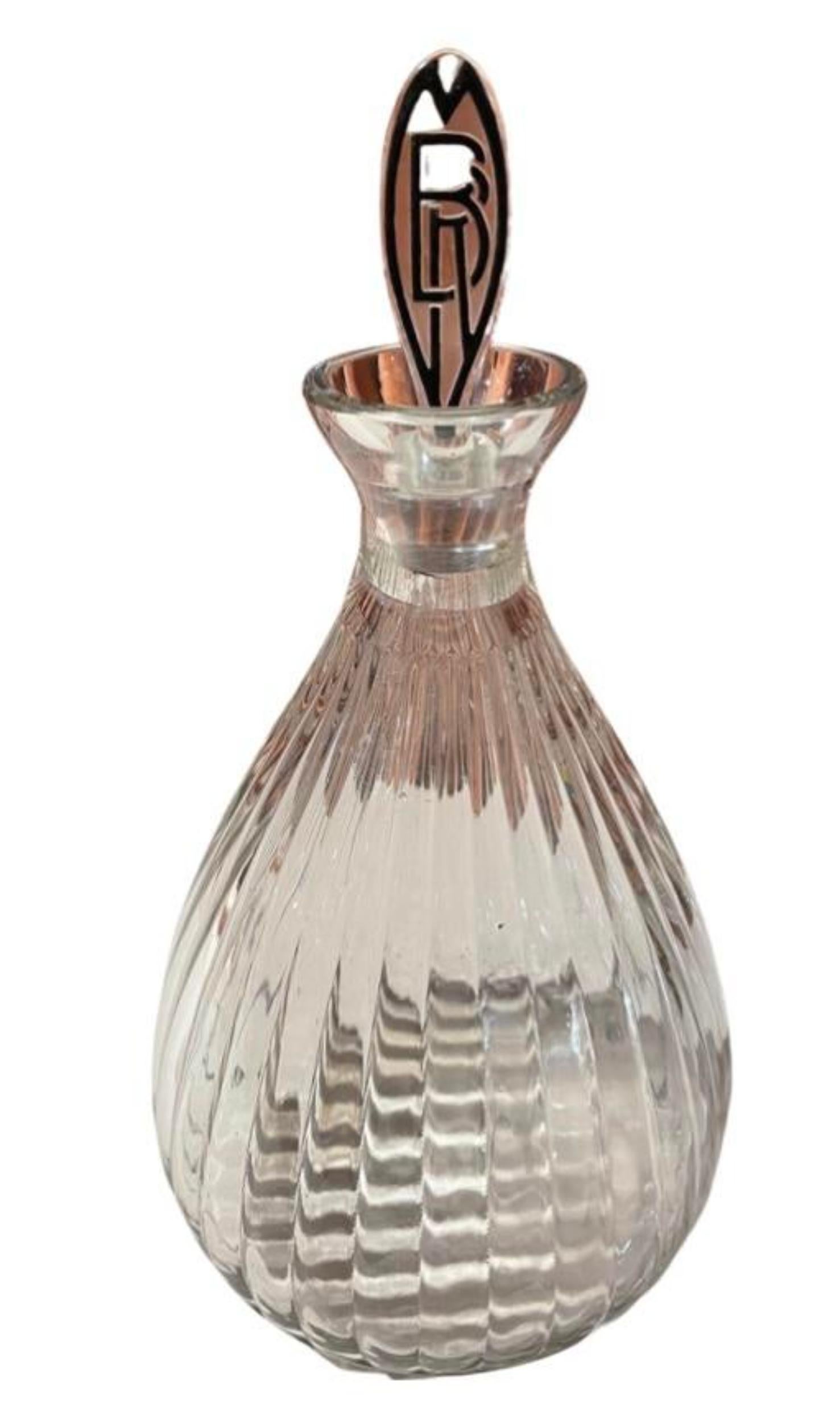 Lalique Art Deco Decanter for Marie Brizard Liqueur For Sale 1