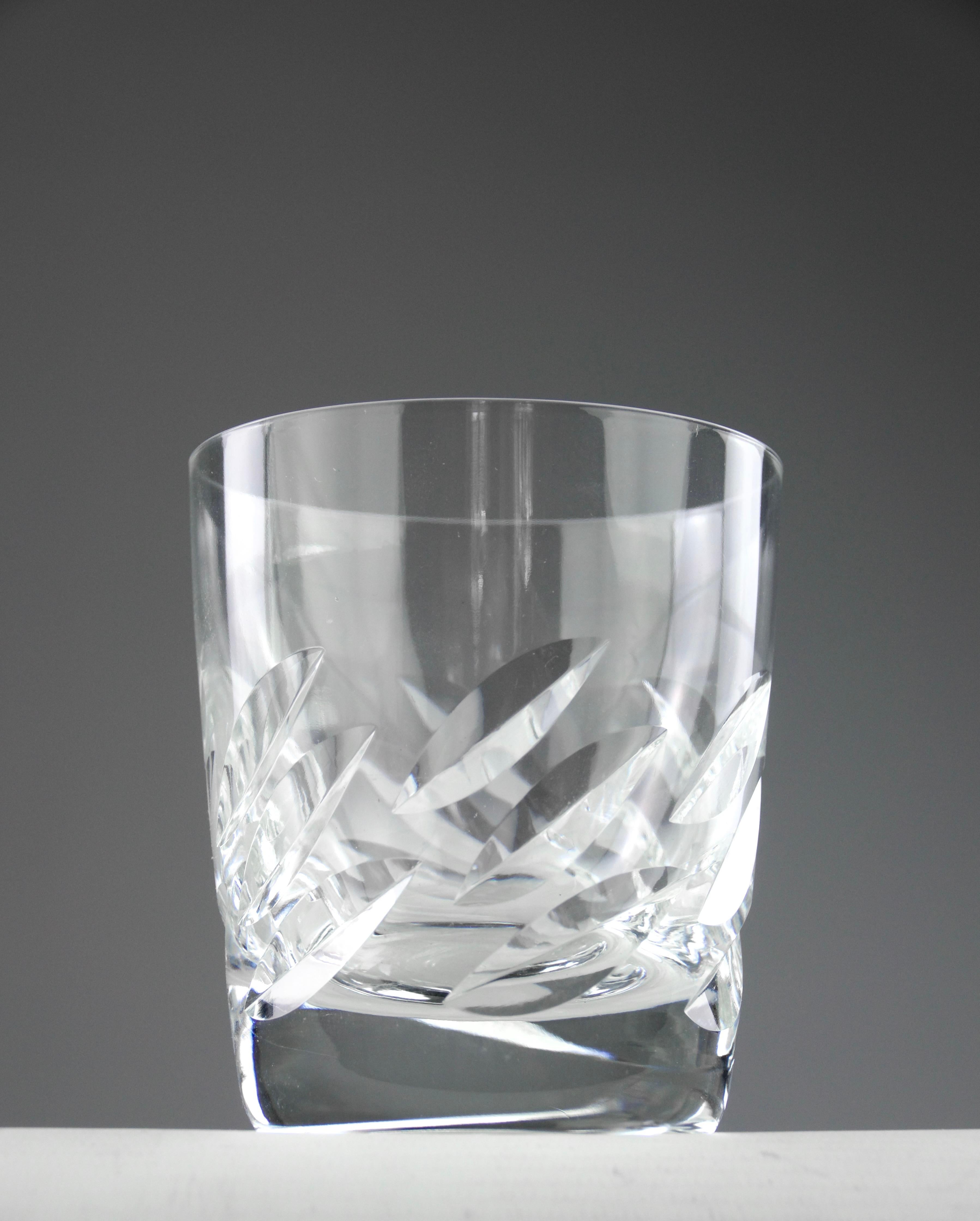 Whiskyservice „Artois“ von Lalique, Frankreich 1980er Jahre im Angebot 1